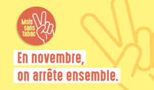 Novembre, mois sans tabac