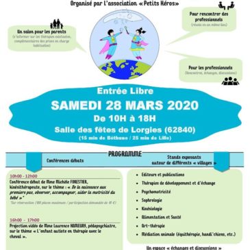 Salon de l’autisme le 28 mars à Lorgies