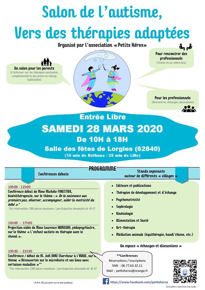 salon autisme 28 mars